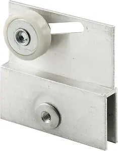 Prime-Line M 6054 Frameless Sliding Shower Door Top Bracket, 3/4 In., Flat Plastic Wheel, Steel Ball Bearings 2 Count (Pack of 1)