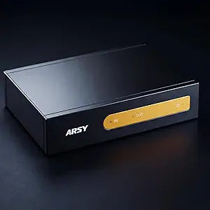 ARSY UIS-1 USB Purifier STA USB Filter with ADI iCoupler Technology, Optimize Audio Streaming with Patented USB Power Noise Reduction, Removes Electrical Noise with Galvanic Isolation