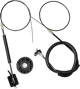 Forwinparts Power Sliding Door Cable with Pulley Wheel Left or Right Door for Honda Odyssey 2011 2012 2013 2014 2015 2016 2017 72546-TK8-A01 without Motor 72546TK8A01
