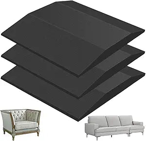 3 PCS Couch Cushion Support, 20" x 20" Black Couch Supports for Sagging Cushions, High-Density Foam for Support and Repairing Sagging Furniture Seat Cushions