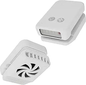 Tigeraire Breezy V3 Clip-On Hat Fan for Sportsmen & Tradesmen - Lightweight Head Cooler, USB-C Recharge, 11 MPH Airflow, 10+ Hr Runtime, Defogs Eyewear & Face Shields - Portable Heat Relief - White