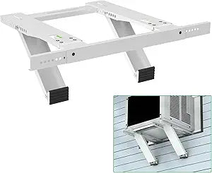 Air Conditioner Support Bracket No Drilling, AC Window Bracket, Fitting Single or Double Hung Windows, Heavy Duty Steel, Holds Up to 200 Ibs