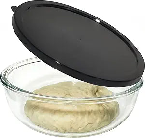 Large Glass Mixing Bowl for Sourdough, 6.2QT with Lid  Big Capacity Clear Bowl for Sourdough, Baking, Salad Prep & Food Storage