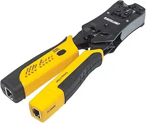 Intellinet Network Solutions All-in-One Professional Modular Crimping Tool with Cutting, Stripping and Cable-