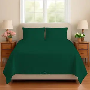 Sleeper Sofa 4 Piece Bed Sheet Set Premium Quality 100% Cotton 500 Thread Count, Smooth & Super Soft Sateen Weave, Extra Soft Bed Sheets, Wrinkle Free, 6 Inch Deep Pocket (Full, Olive)