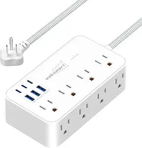 Surge Protector Power Strip with 8 AC Outlets