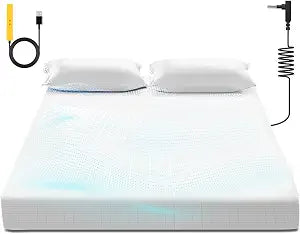 Grounding Sheets King, 90% Organic Cotton+10% Pure Silver Organic Fitted Grounded Sheet for Improved Sleep, Earth Connecting Bedding - Healthy Sleep Therapy (White, (78.3 * 80 * 15 in))