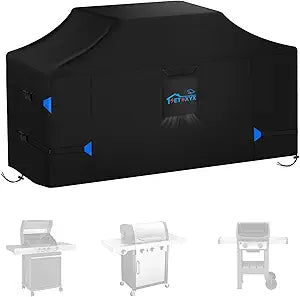 98 Inch Extra Large Grill Cover, 420D Large Island Grill Cover for Outdoor Grill Outdoor, Waterproof & Dustproof Grill BBQ Covers