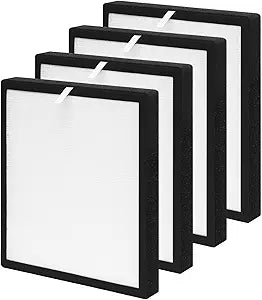 TZ-K2-A HEPA Filter, Compatible with ToLife TZ-K2 Air Purifier, TZ-K2-A Replacement Filters, 4 Pack