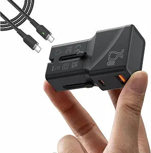 SooPii 25W Universal Travel Adapter with 100W Smart LED Cable