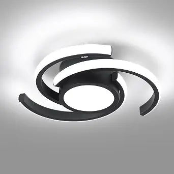 ADISUN Modern LED Ceiling Light,6000K Semi Flush Mount Ceiling Light Fixture,Small Ceiling Lamp for Living Room Bedroom Corridor Aisle Hallway (D11 in*H2.9 in; 33W; No Remote)