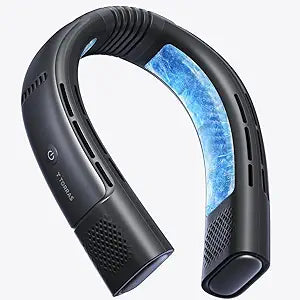 TORRAS Coolify 2026 Neck Air Conditioner 2S PRO, Ice-Feel Semiconductor Cooling Neck Cooler & Personal Air Conditioner for Golf, Travel & Music Festival, Premium Gift for Father Husband Men, Black