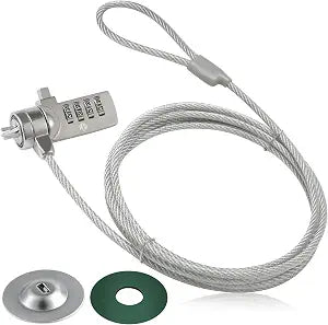 HOX 4-Digit Laptop Cable Lock, Anti-Theft Combination Security Cable