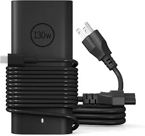 130W USB C Laptop Charger for dell Laptop Charger Type C Compatible with Dell XPS 17/9700 9710 9720 9730,XPS 15/9510 9520 9500, Precision 5560 5770,Latitude 7530 9330 Adapter Power Cord 10FT