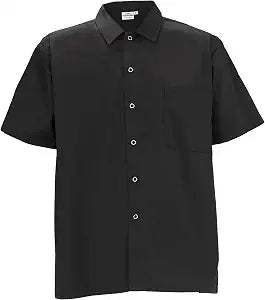 Winco XL Black Chef Shirt