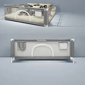 Bed Rail for Toddlers and Kids, 80" Adjustable Safety Bed Guard with 28 Height Gears,Universal Bedside Rail Fit Twin/Full/Queen/King/Cal King Mattresses