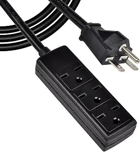 Power Strip, 14AWG NEMA 6-15P 10ft Long Power Extension Cord