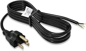 HQRP 10ft AC Power Cord Compatible with Porter Cable 100 630 6302 1002 Router, 330 351 352 352VS 505 Sander Mains Cable Repair