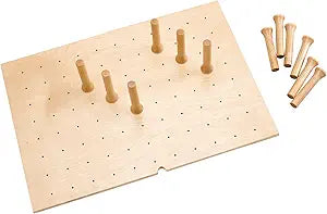 Rev-A-Shelf Trimmable Pegboard Drawer Divider Organizer, Trim to Custom Fit Wooden Kitchen Cabinet Storage Utensil, Pots & Dish Rack, 30" x 21", 4DPS-3021