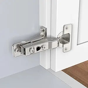 Face Frame Inset Cabinet Hinge(10 Pack), 110 Face Frame Insert Cabinet,Cabinet Door Hinge,Clip-on Base,Soft Close,Silent Hinge,3D Adjustable Hinge for Kitchen Cabinets,Bookcases,Wardrobes