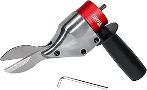 VLOXO Drill Metal Shear Attachment Shear Metal Cutter with 360-Degree Pivoting Head Cordless Electric Drill Attachment Professional Metal Cutting Tool for Cuts Iron Sheet Aluminum and Copper