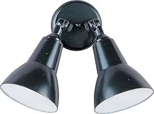 Maxim Lighting Outdoor Essentials - 9200x 2-Light Outdoor Wall Light | Black Finish | Contemporary Outdoo Wall Light | Ideal for Porches, Patios & Garages | Dimmable Wet Rated | 92008BK
