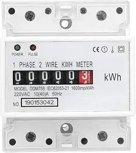 Watris Veiyi DDM75S 10-40A Single Phase KWH Meter, Electric Meter