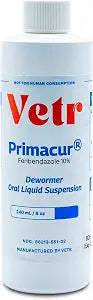 vetr Primacur Broad-Spectrum Oral Suspension Support Formula 10% Oral Suspension for Dogs and Cats - 240ML/8.1oz - Peanut Butter Flavor
