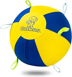 Herding Ball for Dogs, 22'' Large Interactive Dog Ball with Straps & Training Whistle for Australian Shepherd Border Collie Cattle Dog Large Breed Outdoor Play