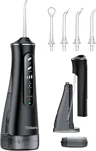 Cordless Water Flosser for Teeth, 300ML Detachable Tank Oral Irrigator