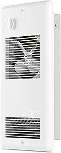 Stelpro Pulsair Electric Wall Fan Heater Γ 1000W / 240V (750W / 208V) Γ Ultra-Quiet Heater Γ Heats Quickly Γ Built-In 1Pole Thermostat (ARWF1002TW) Γ White