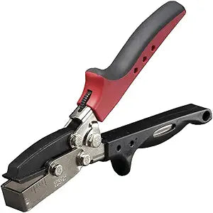 Malco REDLINE 5/8 J Channel Cutters 3/4 knockout  for drain tabs, downstream notch cutouts and miter trim cuts JCCR- Ergonomic Handle
