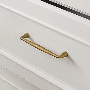 homdiy 20 Pack 5in Vintage Brass Cabinet Pulls Kitchen Cabinet Handles Kitchen Hardware for Cabinets Zinc Alloy Drawer Pulls