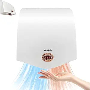 1600W Powerful Hand Dryers for Bathrooms Commercial, Electric Hand Dryer Touchless, Extra Quiet Low Noise(40db), Wall Mounted Type