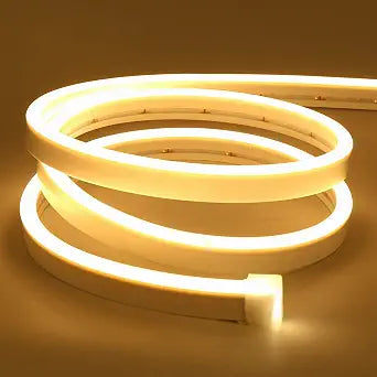 Lamomo LED Strip Lights, Warm White Neon Rope, 0.39in/Cut DIY, 16.4ft, 12V