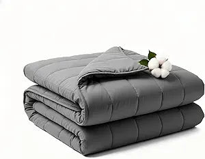 Weighted Blanket 15lbs 60"x80", Weighted Blankets for Adults, Cooling Weighted Blanket for Sleeping, Machine Washable Soft & Breathable All-Season Comfort & Premium Glass Beads(60" x 80" 15 lbs)