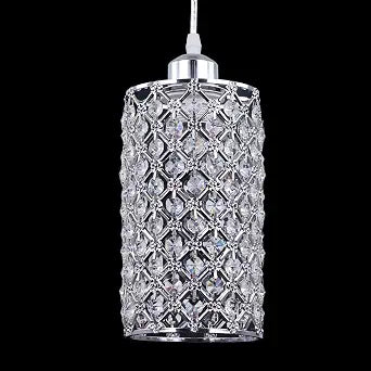 1 Light K9 Crystal Chandelier Pendant Light for Kitchen Island