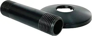 JS Jackson Supplies 3 in. Black Shower Arm for Ceiling-Mounted Rainfall Showerhead