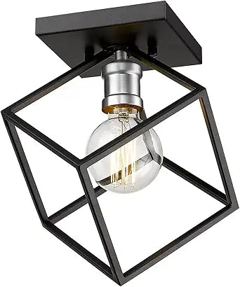 Z-Lite 1 Light Flush Mount 478F-MB-BN Nickel