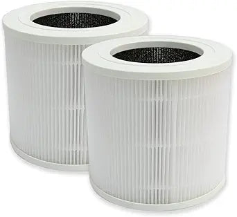 PUREBURG Replacement Filter Compatible with Bionaire BAP9921 True HEPA 360┬░ Air Purifier, Pack of 2, H13 true HEPA Activated Carbon 2-IN-1 4-Stage Filtration