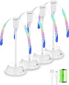 Edvision Food Fan for Table, 2000mAh Rechargeable Fly Fans, Last Up to 20H