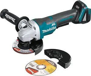 Makita XAG11Z 18V LXT Lithium-Ion Brushless Cordless 4-1/2 / 5" Paddle Switch Cut-Off/Angle Grinder, with Electric Brake, Tool Only