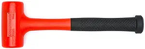 GEARWRENCH Dead Blow Hammer with Polyurethane Head, 33oz Total Weight & 28oz Head Weight - 82242
