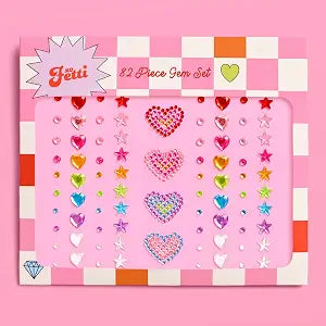 xo, Fetti 82pc Pride Face Gems - Face Jewels | Rainbow Festival Accessories, LGBTQIA+ Party, Pride Parade, Rhinestone Stickers, Self Adhesive, Sparkly, Glam, Love is Love, Hearts & Stars