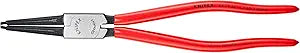 KNIPEX Internal Snap Ring Pliers-Forged Tips, 12.75