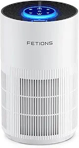 Air Purifiers for Bedroom Home up to 1200Ft┬▓, Small Air Purifier for Bedroom, H14 HEPA Air Purifiers for Home Pets,with Sleep Mode, 3 Speeds, Timer, Aroma Function
