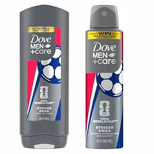 Dove Men Body Wash & Deodorant Regimen Pack Striker Swag 2 Count