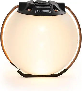 Barebones Multi-Colored Globe Light - Rechargeable LED Lantern with 9 Light Settings, USB-C Charging, Compact and Portable for Camping, Backyard, and Outdoor Fun