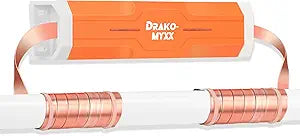 Electronic Water Descaler No Salt Water Treatment System for Whole House, Compatible With Pipes Up to 1 Inch (25.4 mm) in Diameter, Effectively Prevents Limescale Build-Up and Mineral Deposits