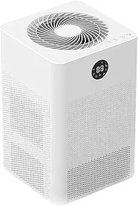 HD022 Rotary Dehumidifier for Bedroom Ultra Quiet Small Portable Air Purifier with Dehumidifiers for Basement Home Bathroom RV Dehumidifiers with Washable Filter Humidity Display Timer Mode